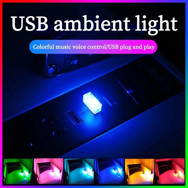 Electronics Gadgets For Car - 1/4pc Lampu LED Mini USB Mobil
