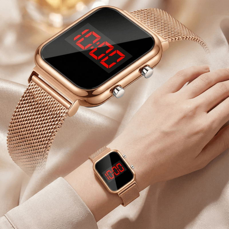 Electronics Gadgets For Men - Jam Tangan Digital LED Persegi Panjang