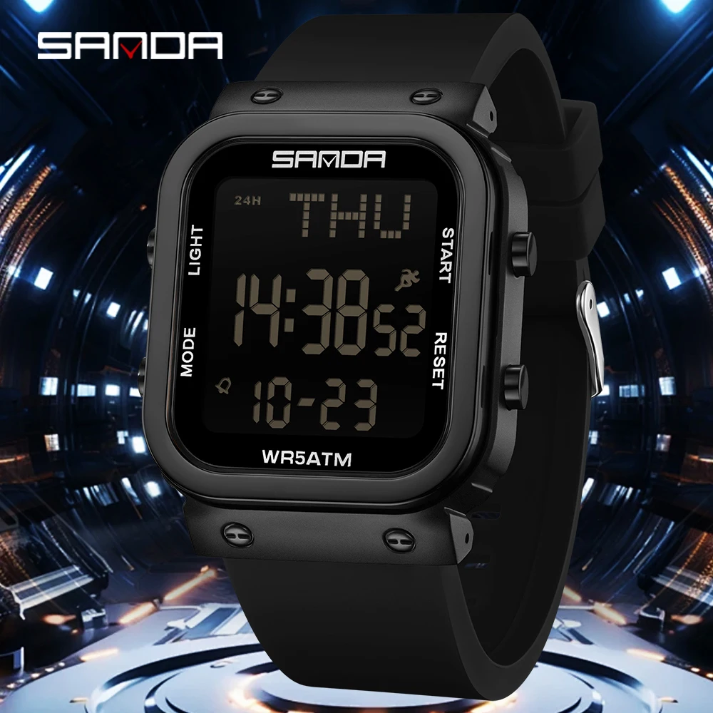 Electronics Gadgets For Men - SANDA Jam Tangan Digital Jam Tangan