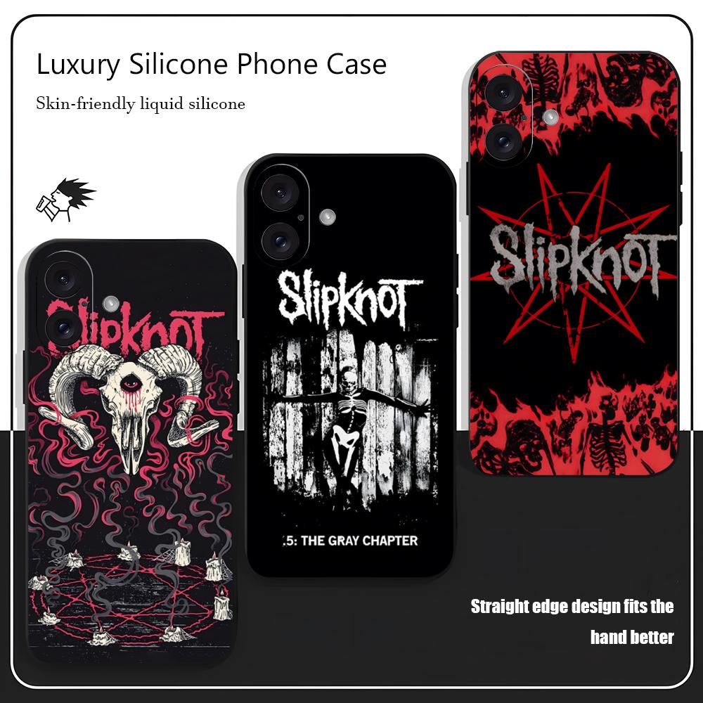 Apple Iphone 16 - Casing Ponsel Band Populer S-slipknot untuk