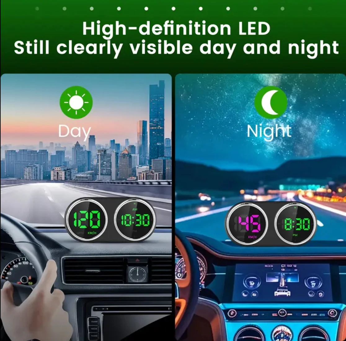 Jam Elektronik Mobil Sepeda Mo - Electronics Gadgets For Car ulasan dan harga