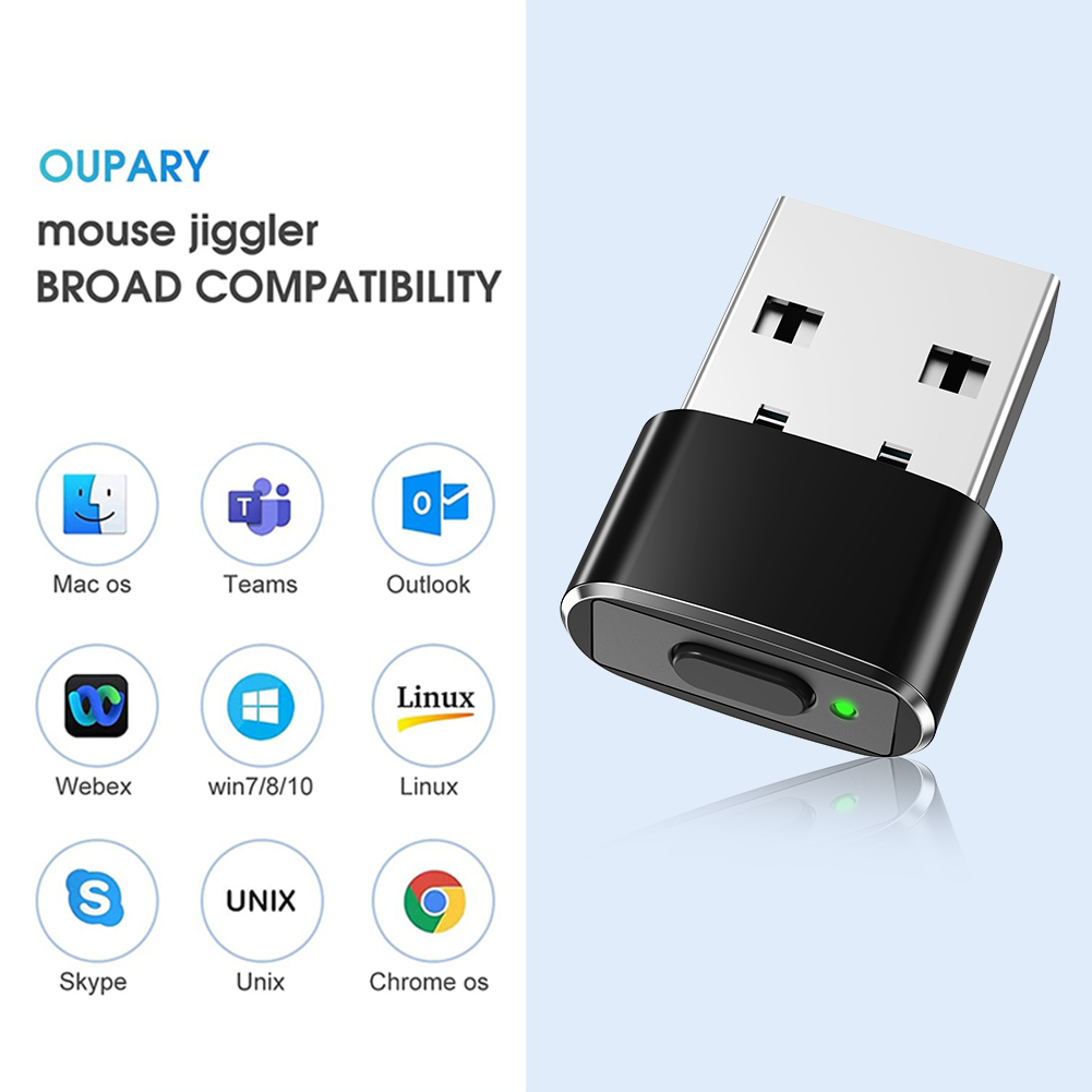 Mouse Jiggler USB dapat dilepa - Auto Mouse Mover ulasan dan harga