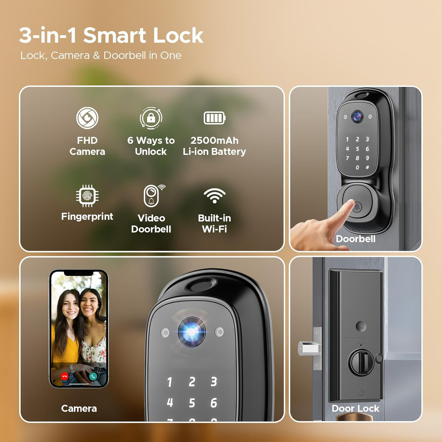 Kunci Pintu Pintar Wifi Tuya ‎ - Electronics & Gadgets Beginning With D ulasan dan harga