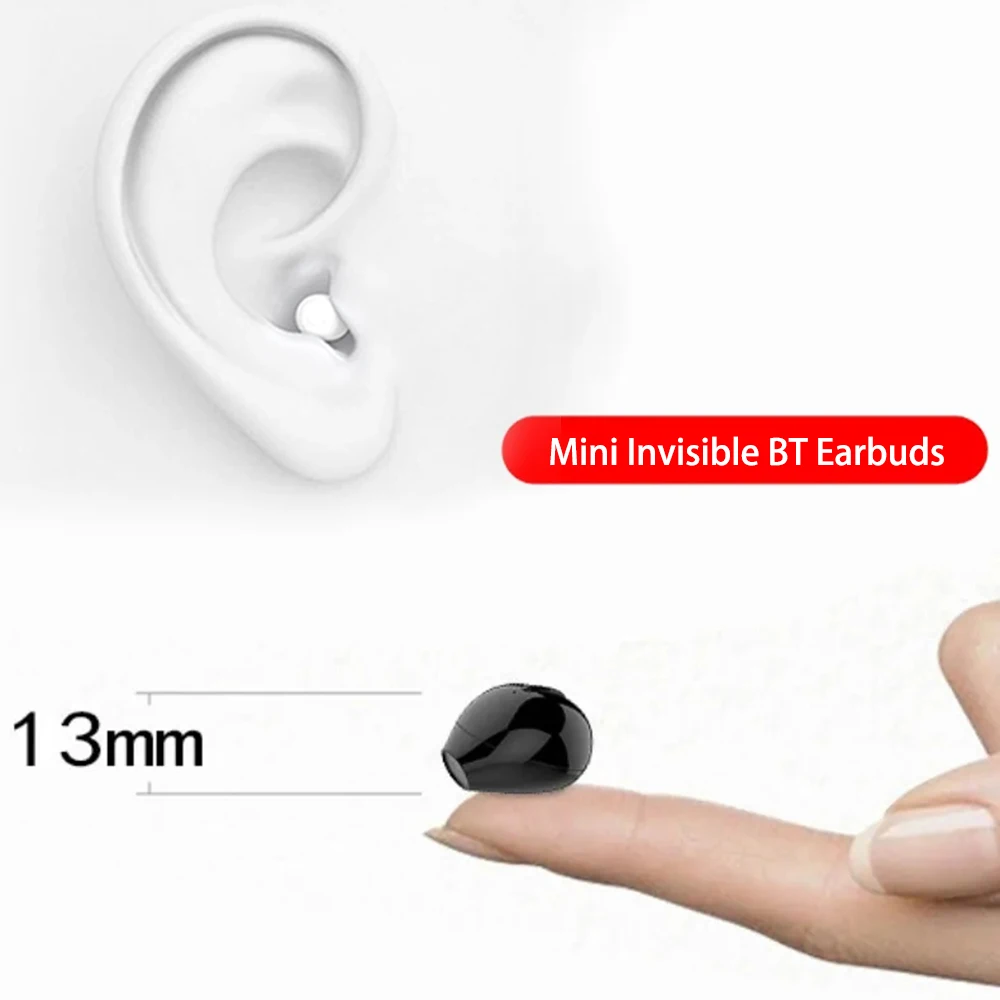 Earphone Mini tak terlihat, he - Earbuds Anc Wireless ulasan dan harga