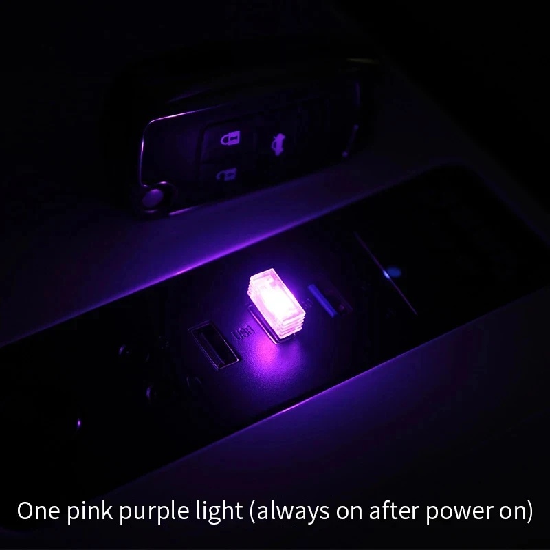 1/4pc Lampu LED Mini USB Mobil - Electronics Gadgets For Car ulasan dan harga