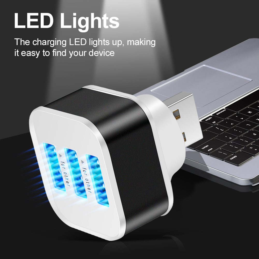 3 Port USB Slot Adaptor Extend - Electronics Gadgets For Car ulasan dan harga