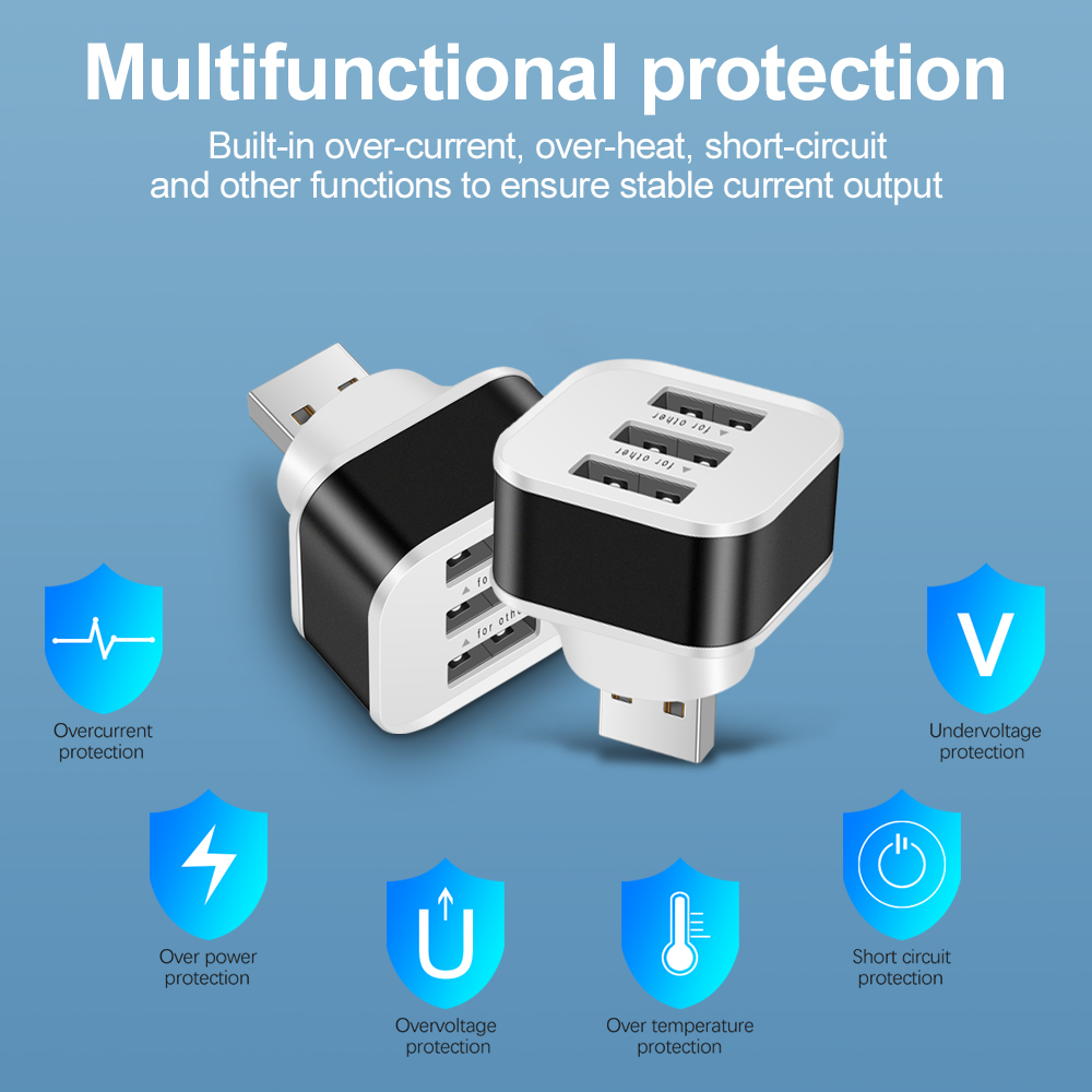 3 Port USB Slot Adaptor Extend - Electronics Gadgets For Car ulasan dan harga