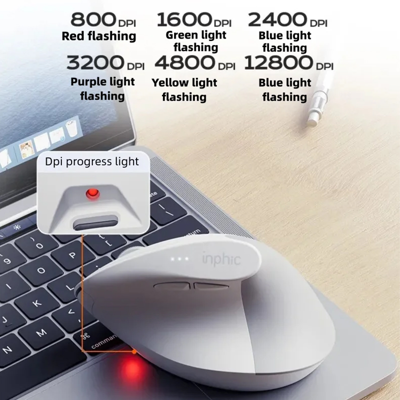 Mouse Nirkabel Vertikal Inphic - Auto Mouse Mover ulasan dan harga