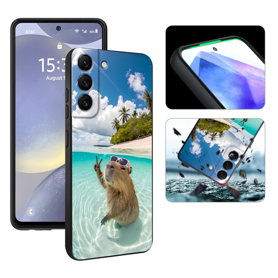 Casing Capybara Liburan untuk  - Samsung Galaxy A55 ulasan dan harga