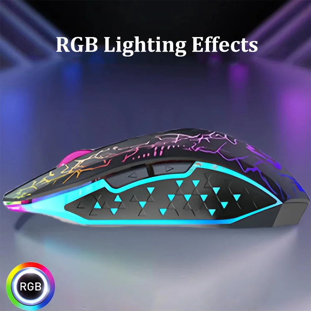 Mouse Bluetooth 5.2 RGB 2.4G M - Auto Mouse Mover ulasan dan harga