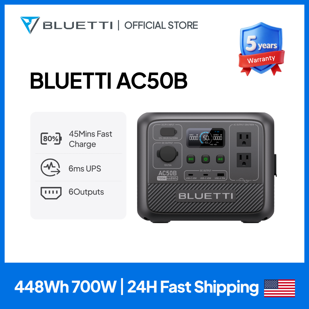 BLUETTI AC50B Pembangkit Listr - Solar Powered Charger ulasan dan harga