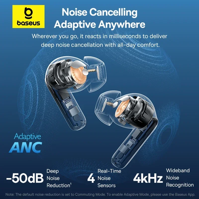 Baseus EP10 Pro ANC Earbuds Ni - Earbuds Anc Wireless ulasan dan harga