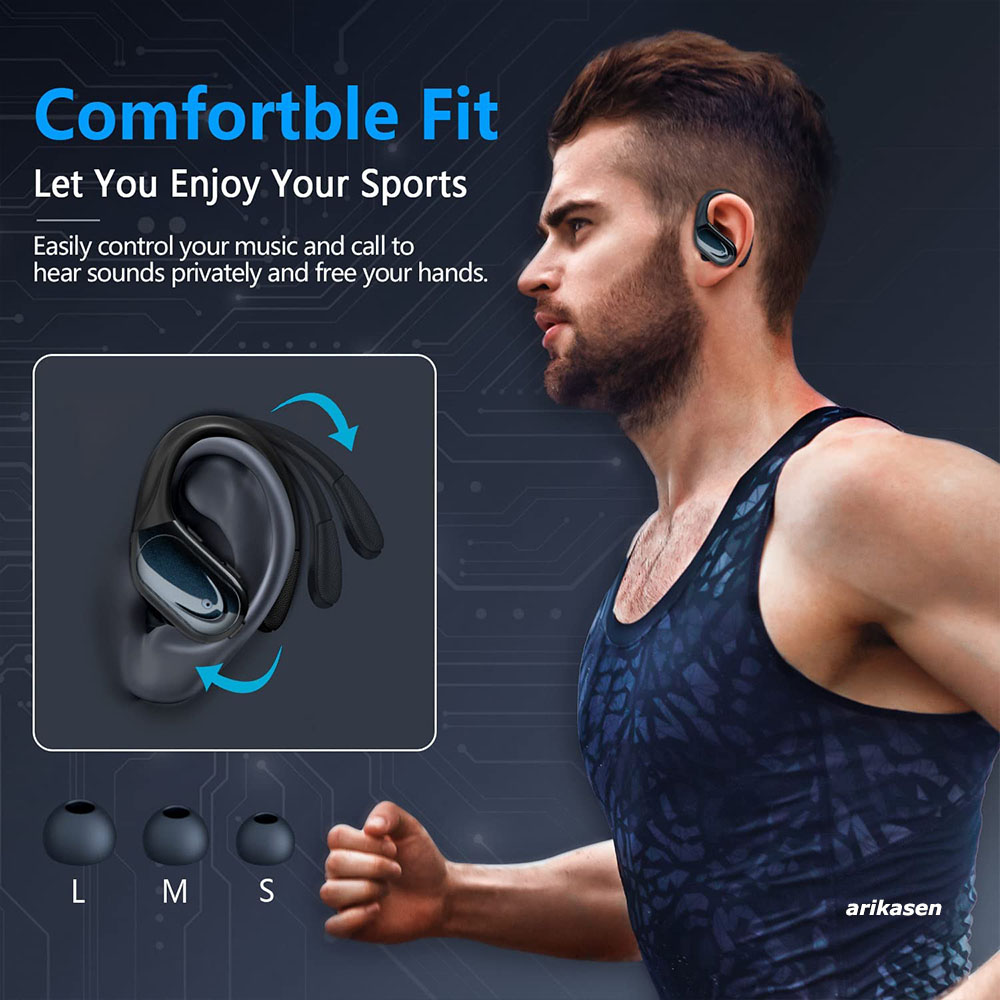 Earbud olahraga Bluetooth 5.3  - Earbuds Anc Wireless ulasan dan harga