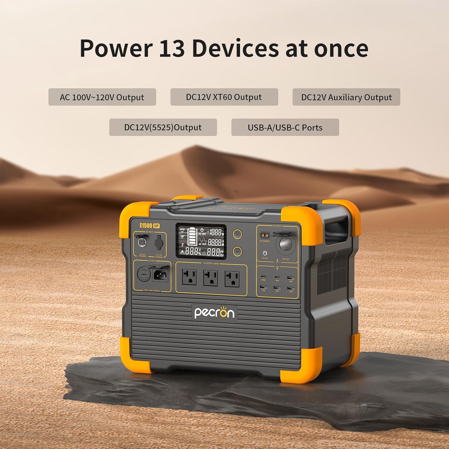 Stasiun Daya Portabel Uesd-Pec - Solar Powered Charger ulasan dan harga
