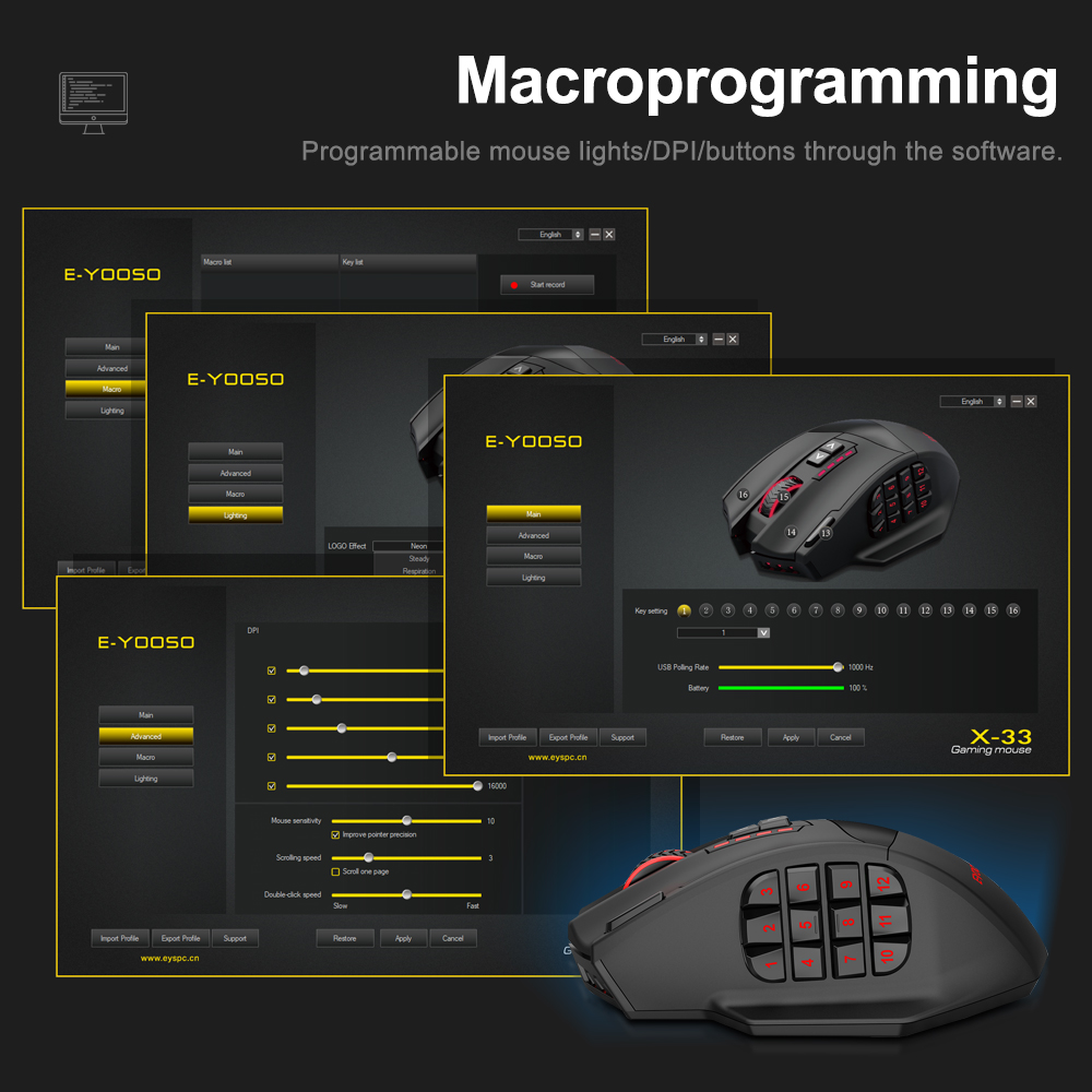 X-33 RGB USB 2.4G Mouse Gaming - Auto Mouse Mover ulasan dan harga